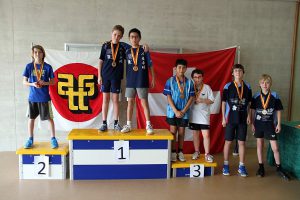 1er double U13: Johan DOUTAZ, Yardel HURTADO