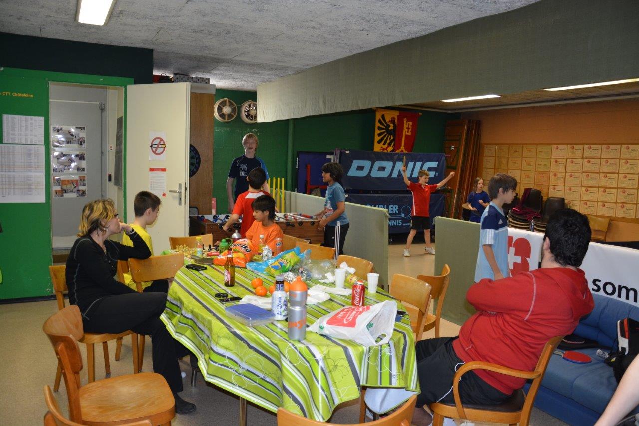 tennis de table de Châtelaine - Stage de Noël 2014