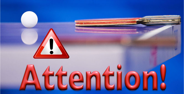 Attention - Rappel