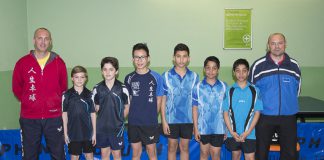 tennis de table finale genevoise des moins de 13 ans - Châtelaine contre Meyrin