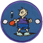 Badge Swissping - Balle blanche